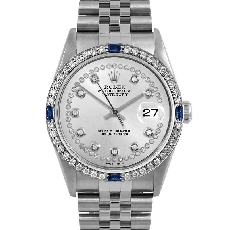 Rolex Datejust 36mm | 16234-SLV-STRD-4SPH-JBL