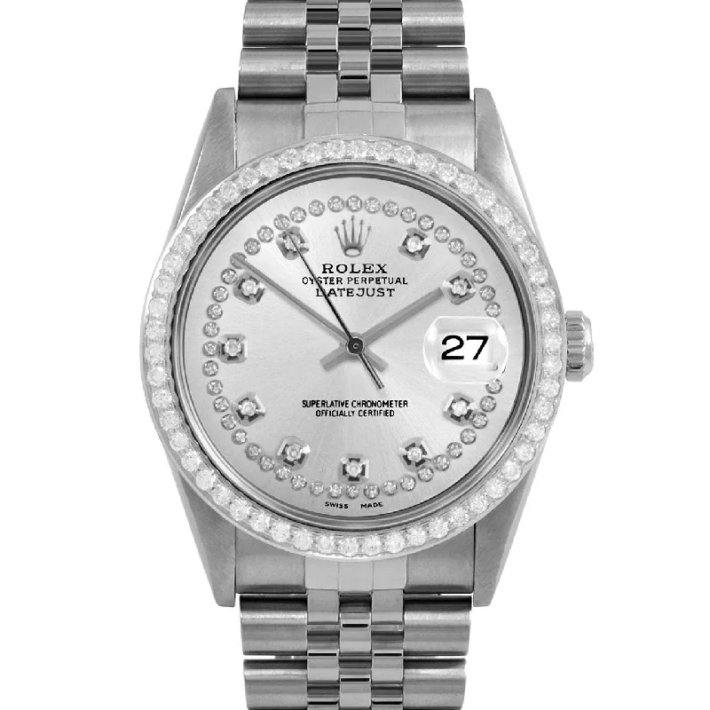 Rolex Datejust 36mm | 16234-SLV-STRD-BDS-JBL