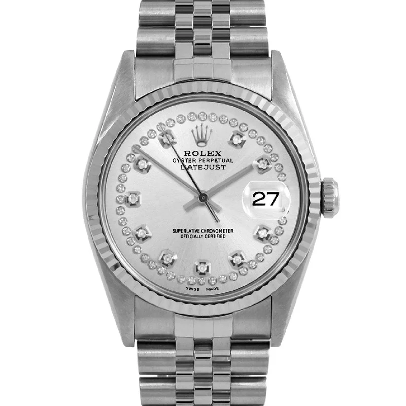 Rolex Datejust 36mm | 16234-SLV-STRD-FLT-JBL