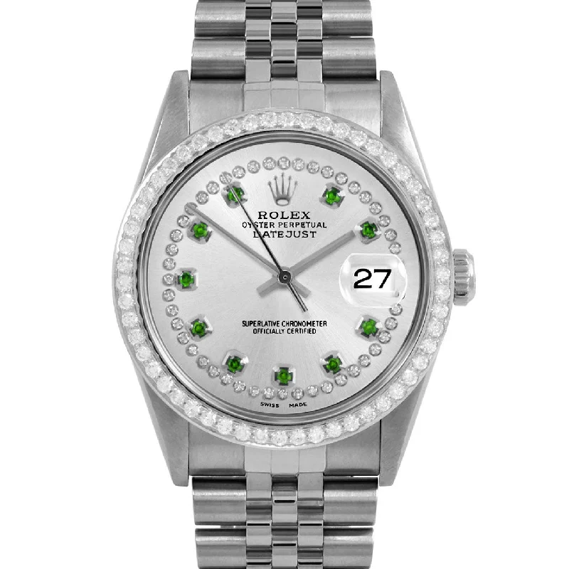 Rolex Datejust 36mm | 16234-SLV-STRE-BDS-JBL