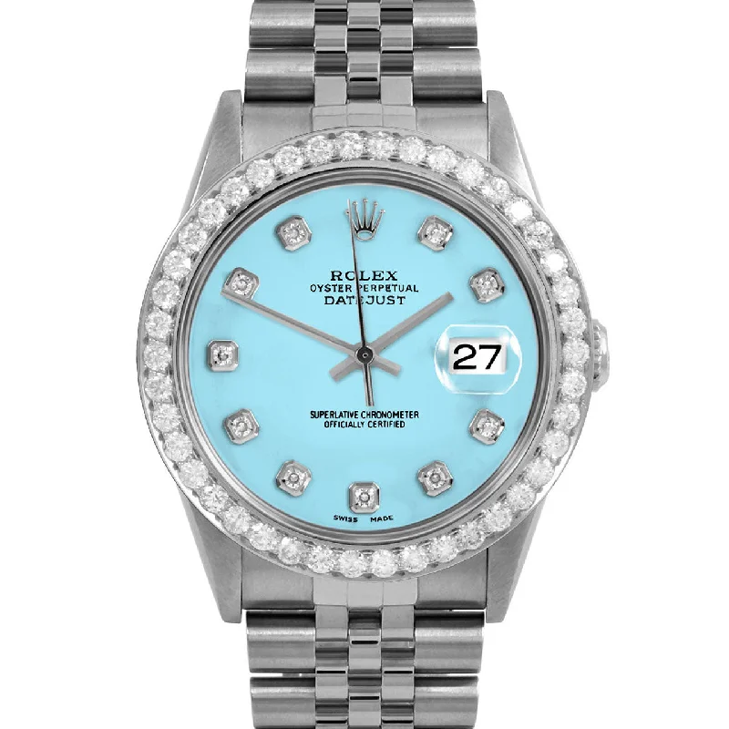 Rolex Datejust 36mm | 16234-TRQ-DIA-AM-25CT-JBL