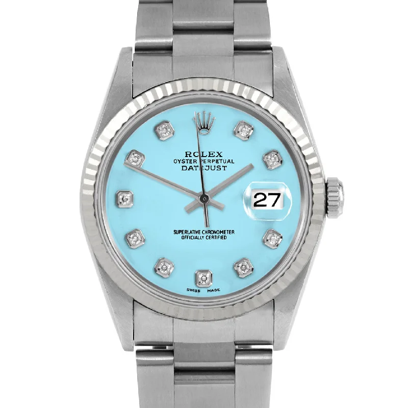 Rolex Datejust 36mm | 16234-TRQ-DIA-AM-FLT-OYS