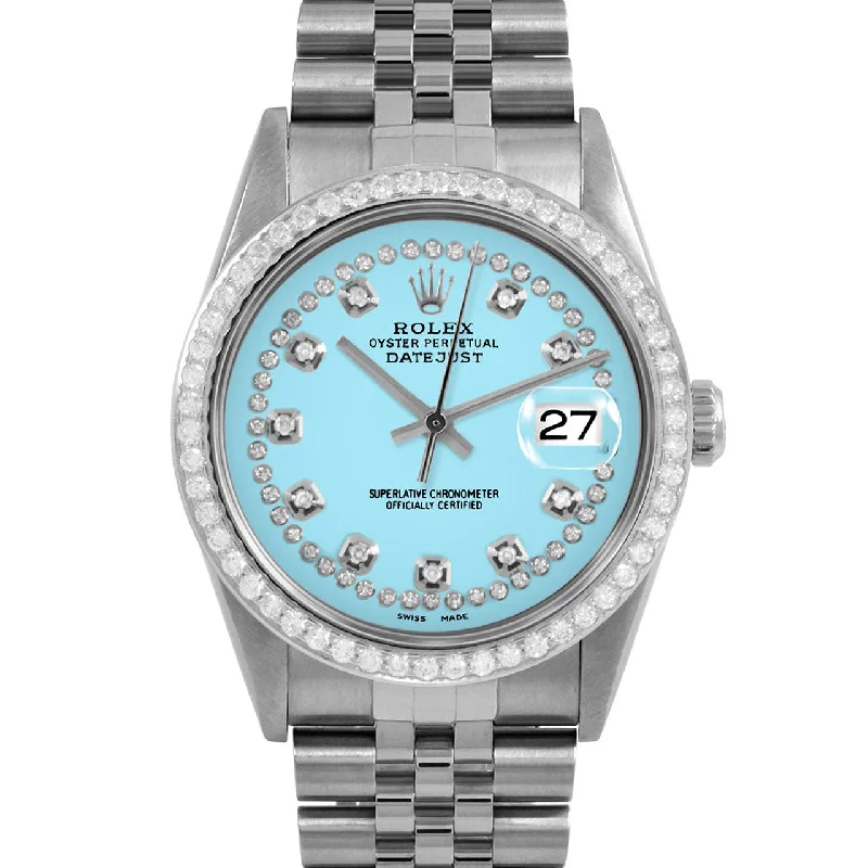 Rolex Datejust 36mm | 16234-TRQ-STRD-BDS-JBL