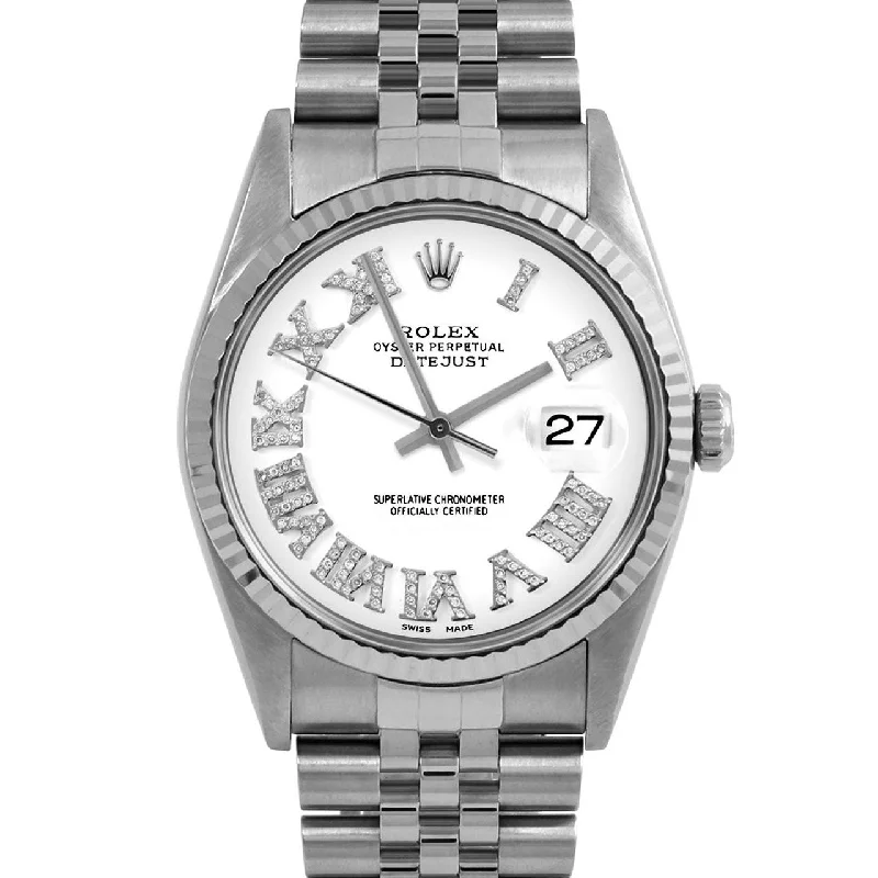 Rolex Datejust 36mm | 16234-WHT-FDR-FLT-JBL