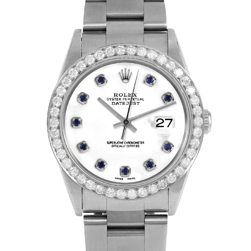 Rolex Datejust 36mm | 16234-WHT-SPH-AM-25CT-OYS