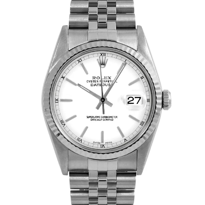 Rolex Datejust 36mm | 16234-WHT-STK-FLT-JBL