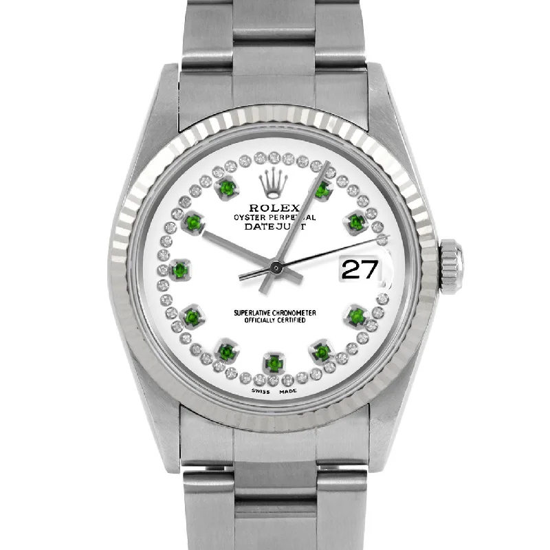 Rolex Datejust 36mm | 16234-WHT-STRE-FLT-OYS