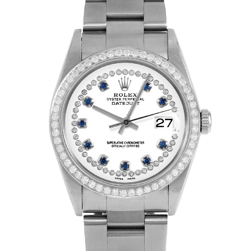 Rolex Datejust 36mm | 16234-WHT-STRS-BDS-OYS