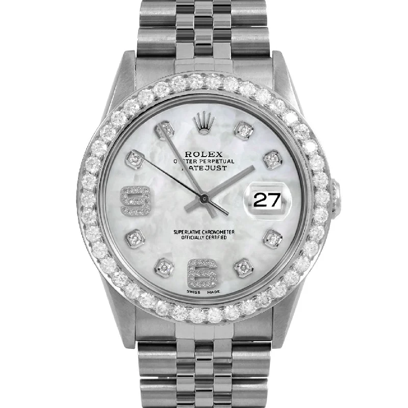 Rolex Datejust 36mm | 16234-WMOP-8DA69-25CT-JBL