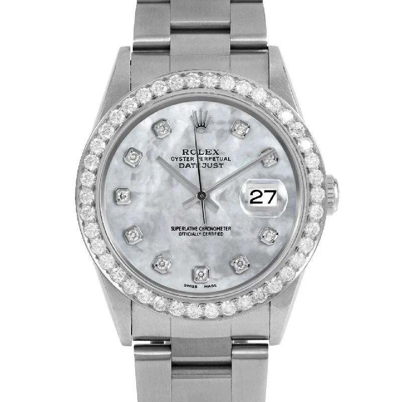 Rolex Datejust 36mm | 16234-WMOP-DIA-AM-25CT-OYS