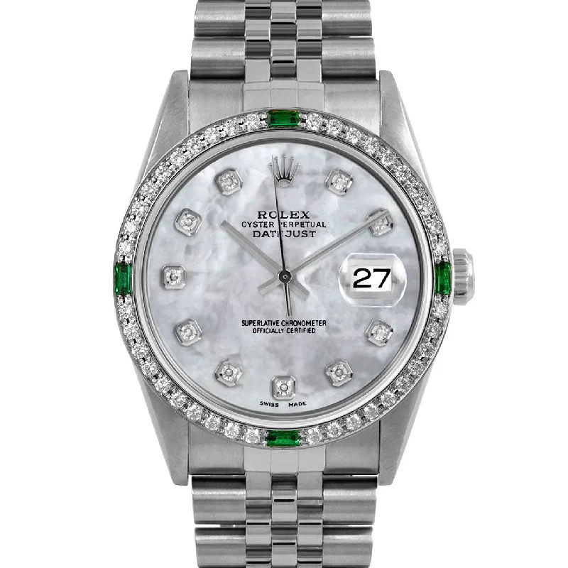 Rolex Datejust 36mm | 16234-WMOP-DIA-AM-4EMD-JBL