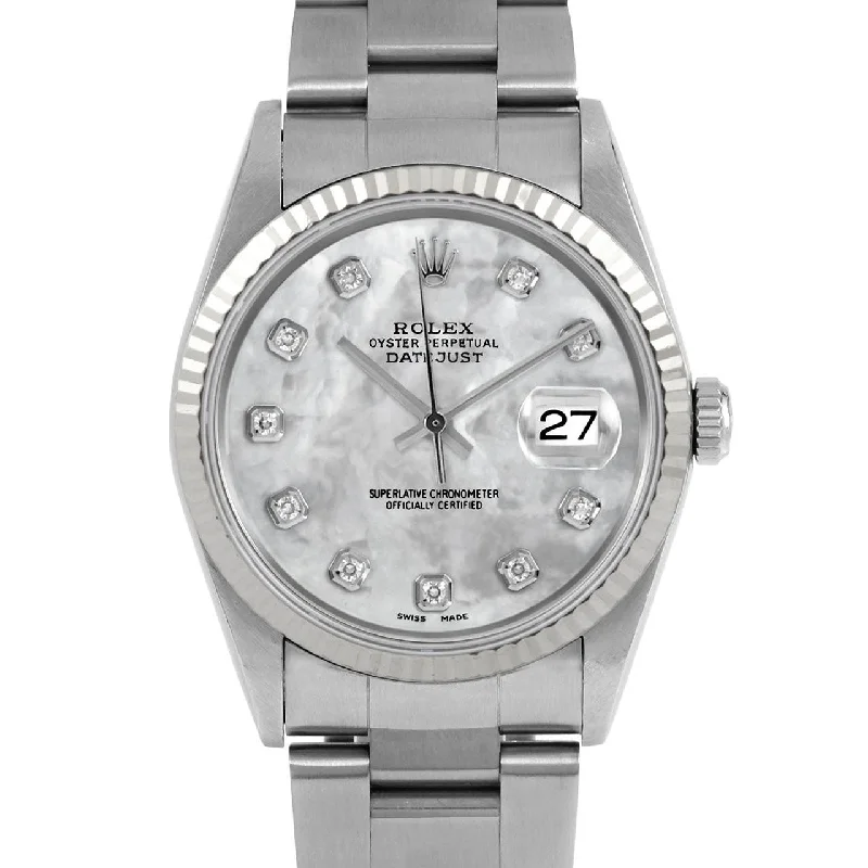 Rolex Datejust 36mm | 16234-WMOP-DIA-AM-FLT-OYS