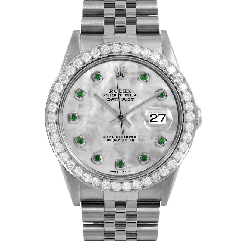 Rolex Datejust 36mm | 16234-WMOP-EMD-AM-25CT-JBL