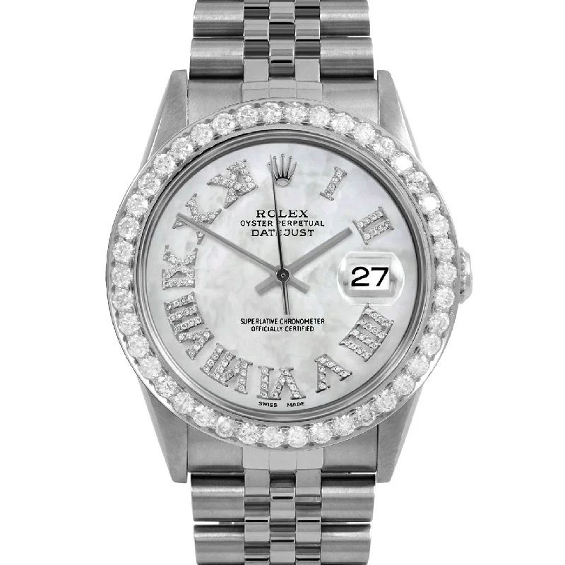 Rolex Datejust 36mm | 16234-WMOP-FDR-25CT-JBL