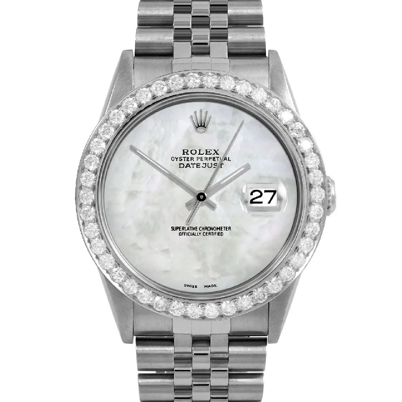 Rolex Datejust 36mm | 16234-WMOP-NOHM-25CT-JBL