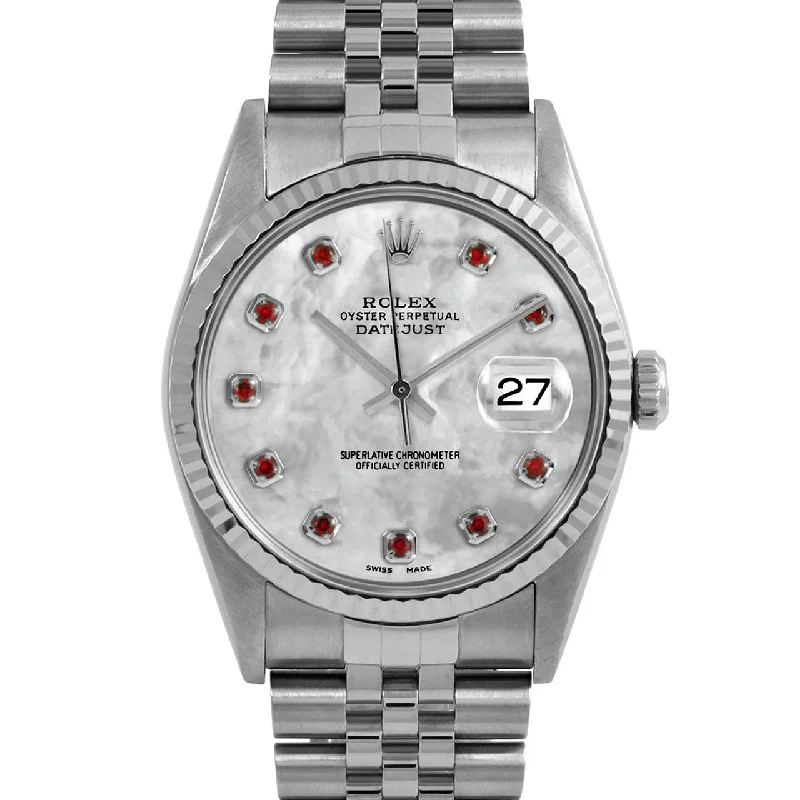 Rolex Datejust 36mm | 16234-WMOP-RBY-AM-FLT-JBL