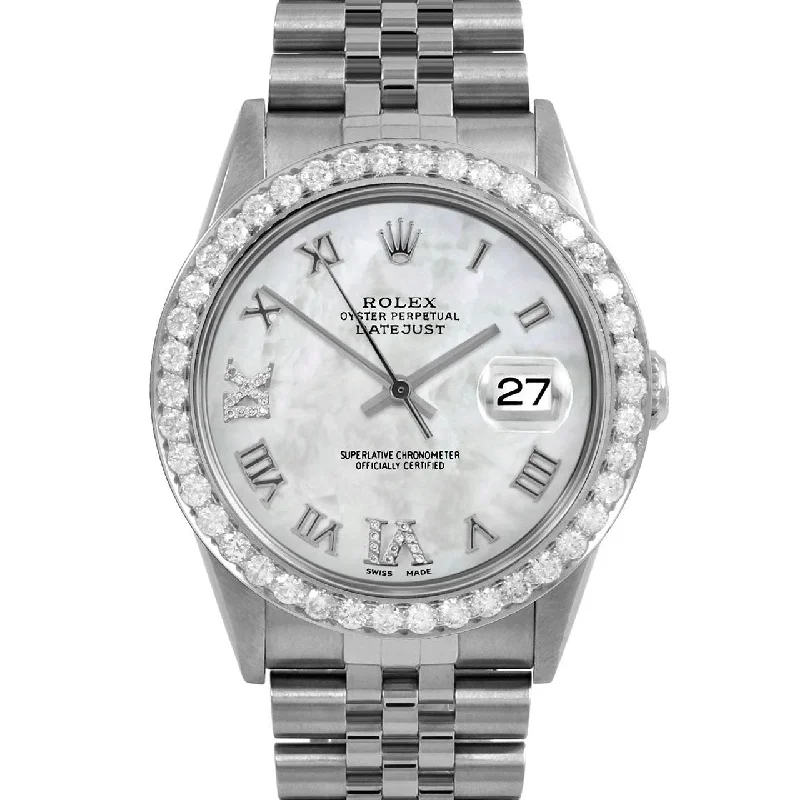 Rolex Datejust 36mm | 16234-WMOP-RDR69-25CT-JBL