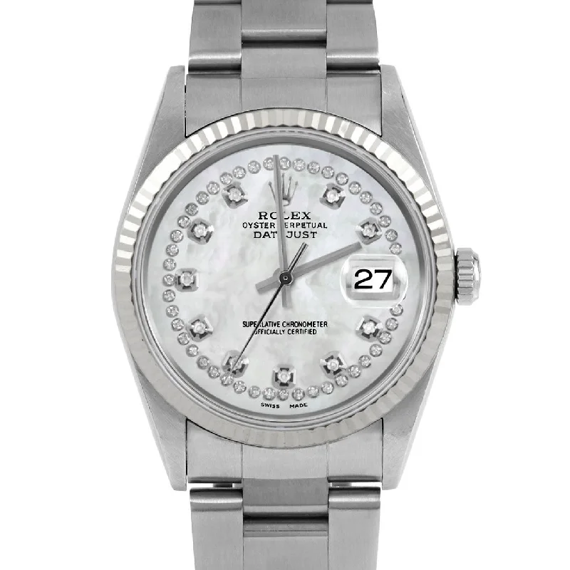 Rolex Datejust 36mm | 16234-WMOP-STRD-FLT-OYS