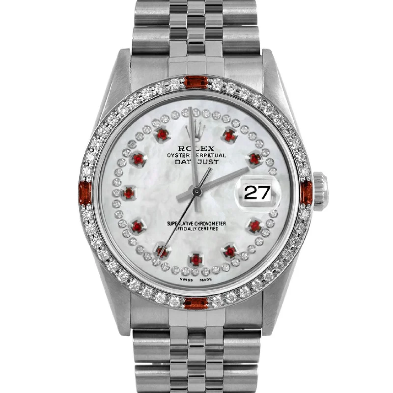 Rolex Datejust 36mm | 16234-WMOP-STRR-4RBY-JBL