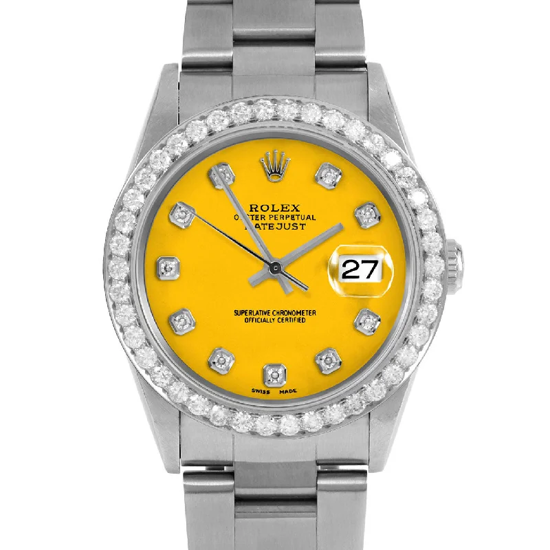 Rolex Datejust 36mm | 16234-YLW-DIA-AM-25CT-OYS