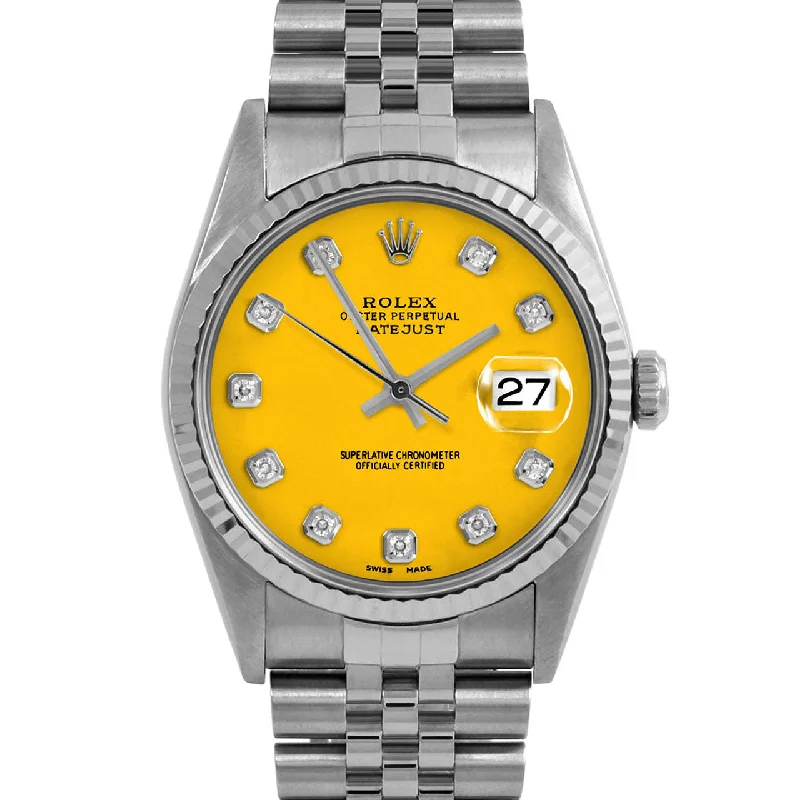 Rolex Datejust 36mm | 16234-YLW-DIA-AM-FLT-JBL