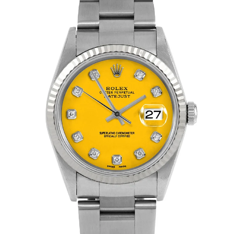 Rolex Datejust 36mm | 16234-YLW-DIA-AM-FLT-OYS