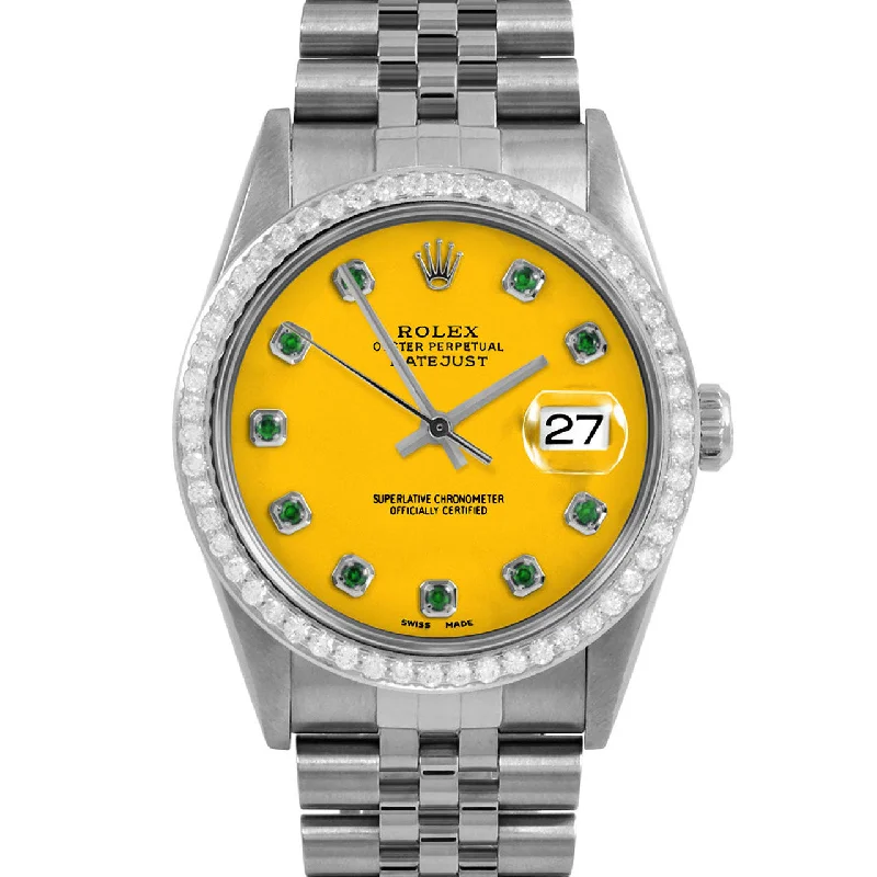 Rolex Datejust 36mm | 16234-YLW-EMD-AM-BDS-JBL