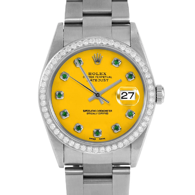 Rolex Datejust 36mm | 16234-YLW-EMD-AM-BDS-OYS