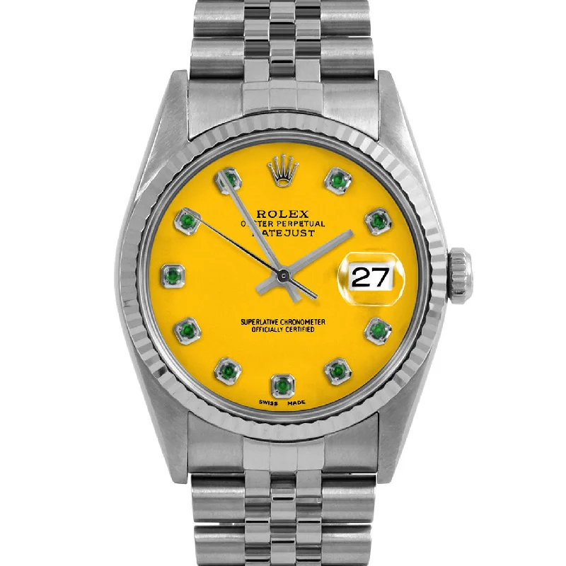 Rolex Datejust 36mm | 16234-YLW-EMD-AM-FLT-JBL