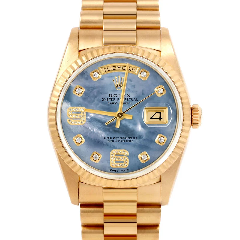 Rolex Day-Date 36mm | 18038-BLMOP-8DA69-FLT-PRS