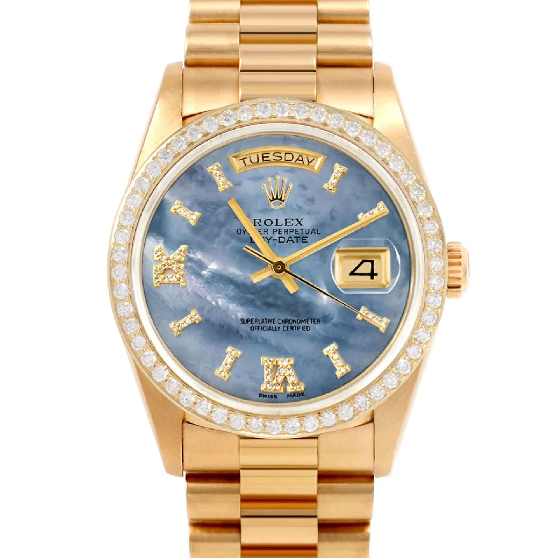 Rolex Day-Date 36mm | 18038-BLMOP-DR8I-BDS-PRS