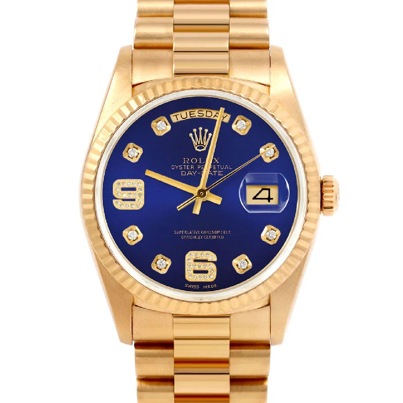 Rolex Day-Date 36mm | 18038-BLU-8DA69-FLT-PRS