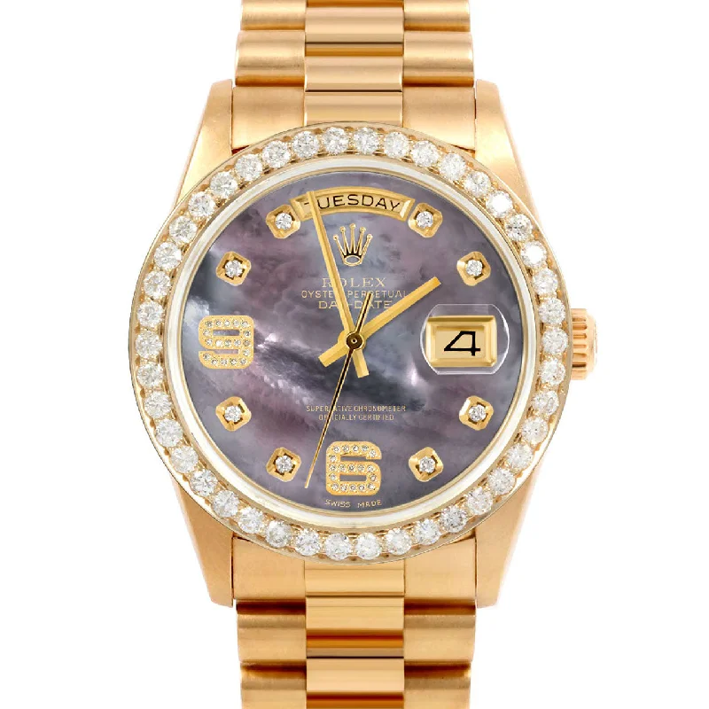 Rolex Day-Date 36mm | 18038-BMOP-8DA69-25CT-PRS