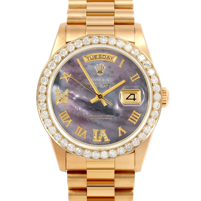 Rolex Day-Date 36mm | 18038-BMOP-RDR69-25CT-PRS