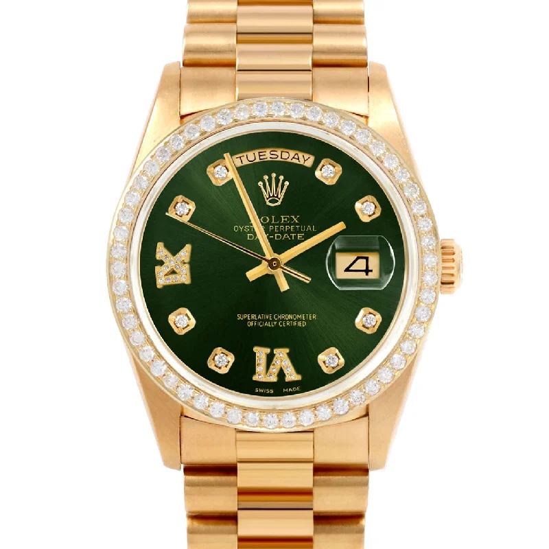 Rolex Day-Date 36mm | 18038-GRN-8DR69-BDS-PRS