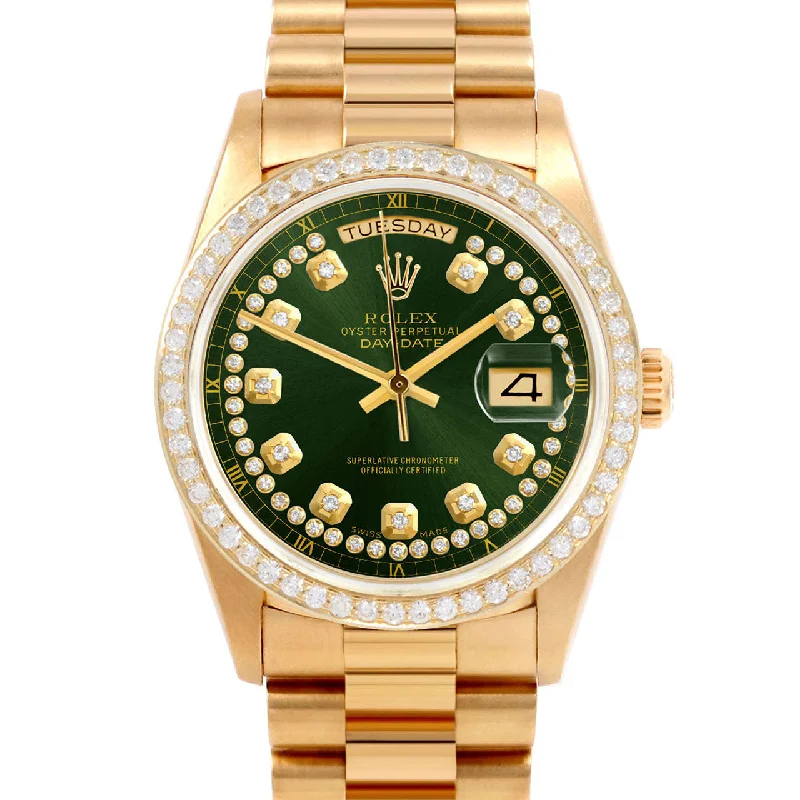 Rolex Day-Date 36mm | 18038-GRN-STRD-BDS-PRS