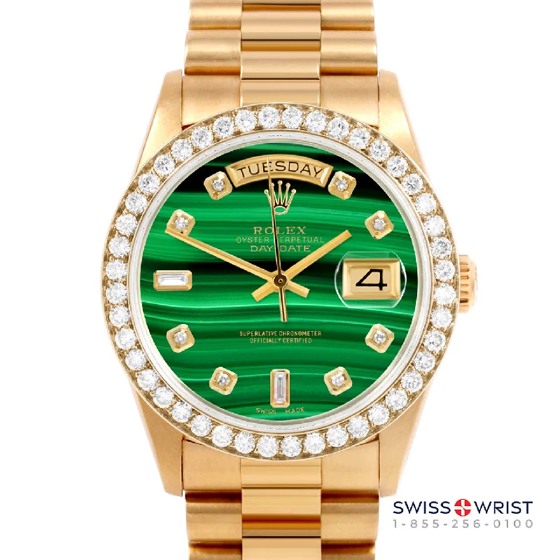 Rolex Day-Date 36mm | 18038-MLC-DIA-AM-25CT-PRS