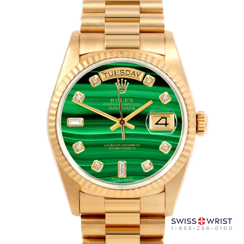 Rolex Day-Date 36mm | 18038-MLC-DIA-AM-FLT-PRS