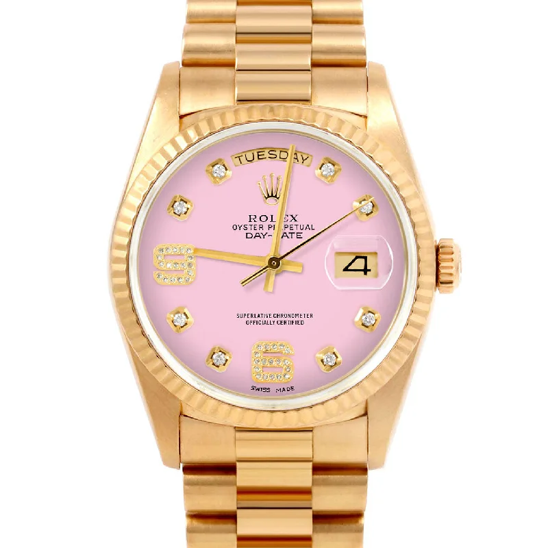 Rolex Day-Date 36mm | 18038-PNK-8DA69-FLT-PRS