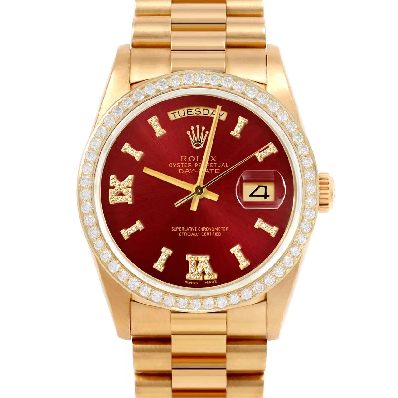 Rolex Day-Date 36mm | 18038-RED-DR8I-BDS-PRS