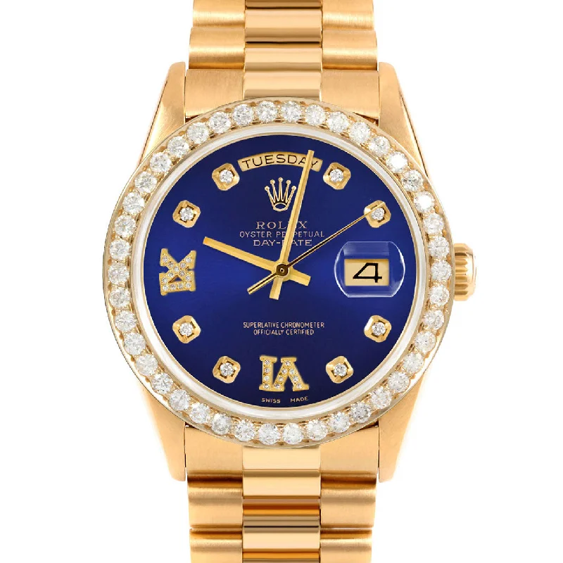 Rolex Day-Date 36mm | 18238-BLU-8DR69-25CT-PRS