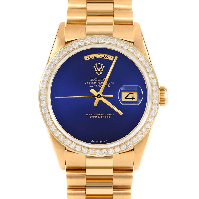 Rolex Day-Date 36mm | 18238-BLU-NOHM-BDS-PRS