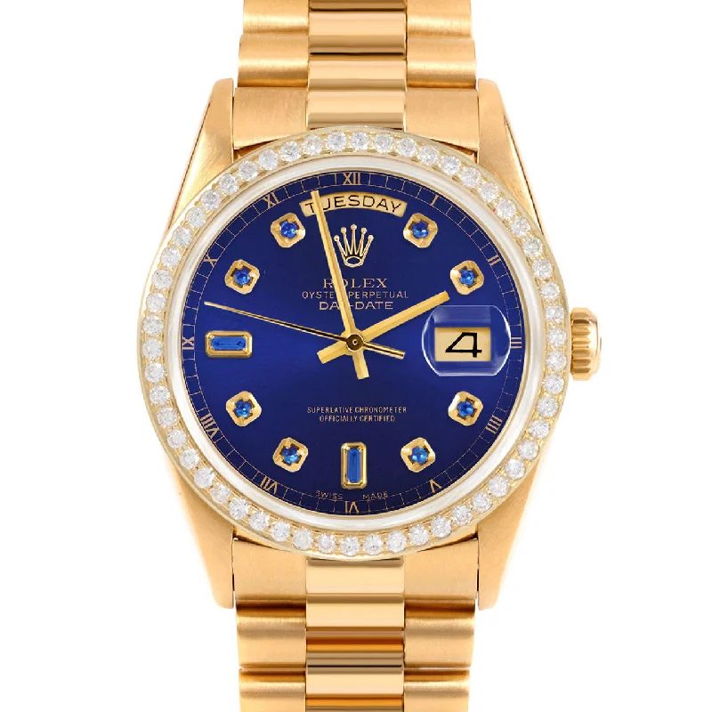 Rolex Day-Date 36mm | 18238-BLU-SPH-AM-BDS-PRS