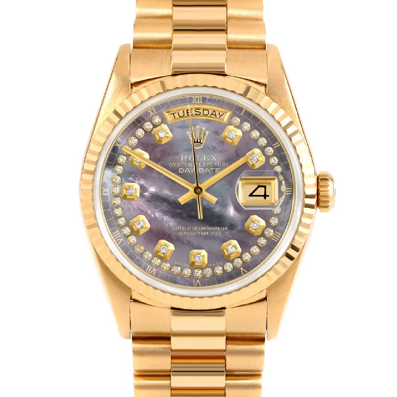 Rolex Day-Date 36mm | 18238-BMOP-STRD-FLT-PRS