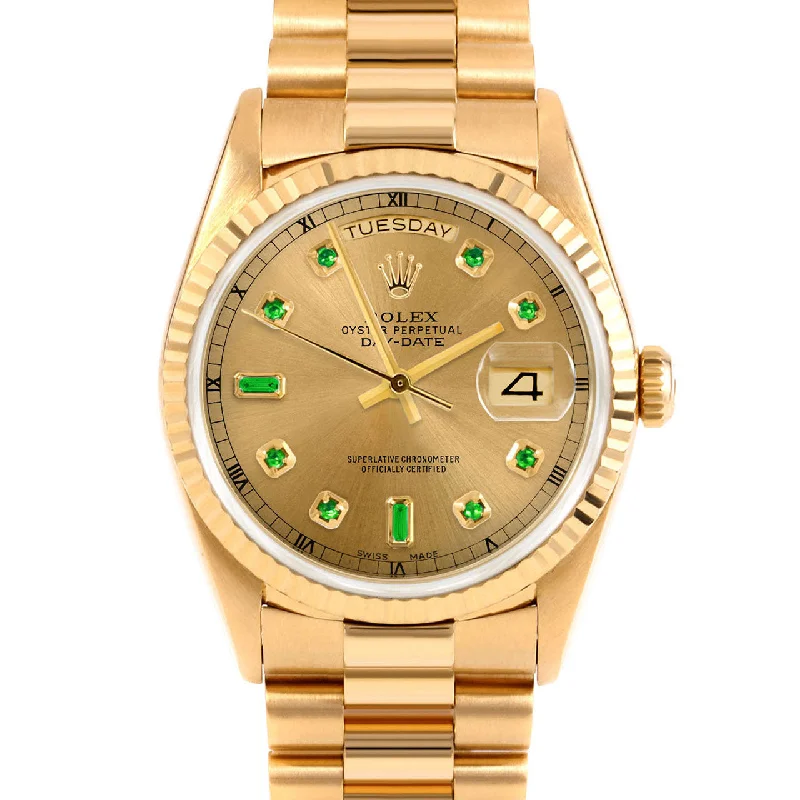 Rolex Day-Date 36mm | 18238-CHM-EMD-AM-FLT-PRS