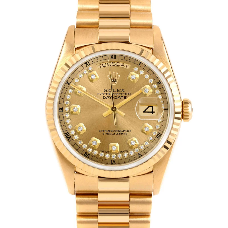 Rolex Day-Date 36mm | 18238-CHM-STRD-FLT-PRS