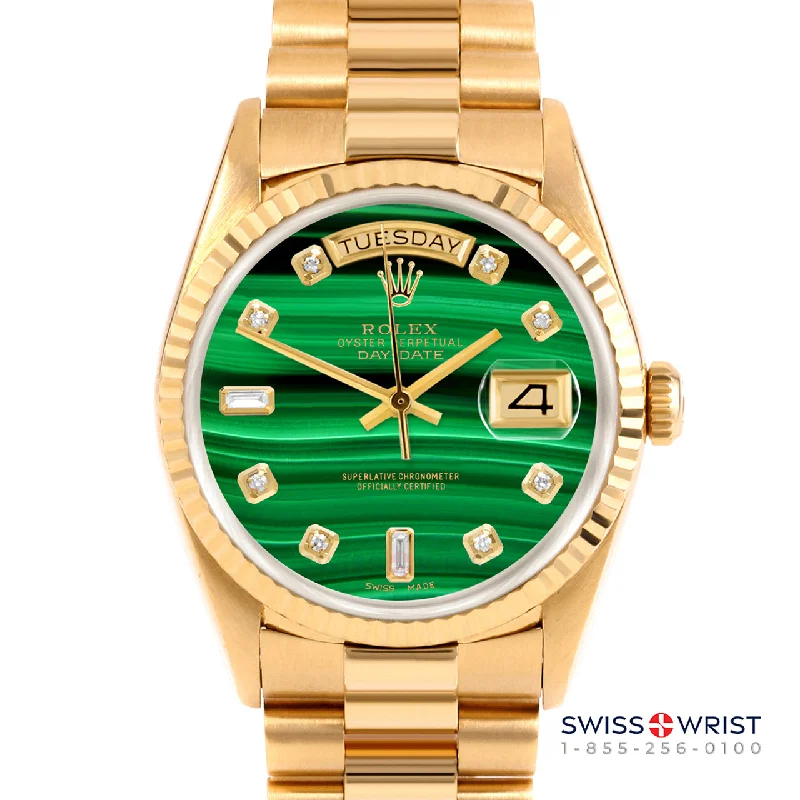 Rolex Day-Date 36mm | 18238-MLC-DIA-AM-FLT-PRS