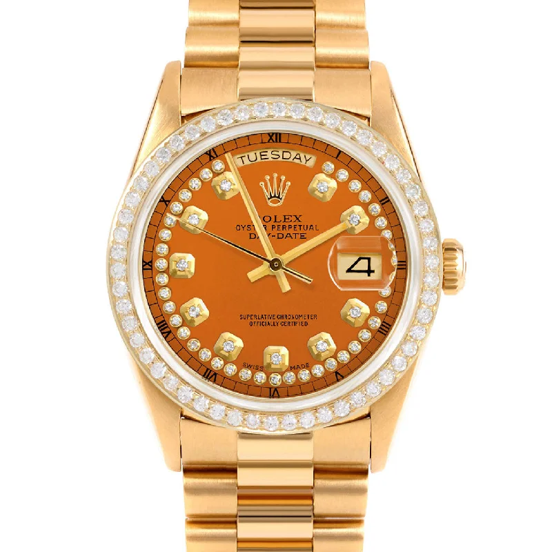 Rolex Day-Date 36mm | 18238-ORN-STRD-BDS-PRS