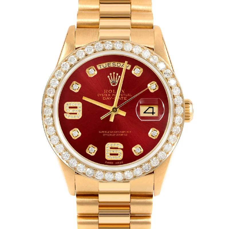 Rolex Day-Date 36mm | 18238-RED-8DA69-25CT-PRS