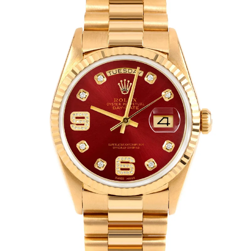 Rolex Day-Date 36mm | 18238-RED-8DA69-FLT-PRS